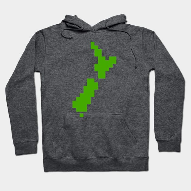 New Zealand Pixel Hoodie by OrangeCup